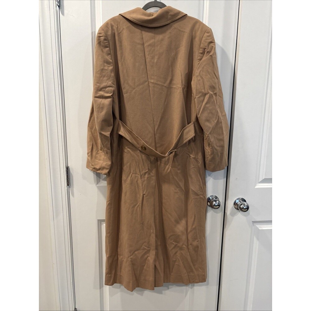VTG Pendleton 100% Wool Double Breasted Coat Camel Quiet Luxury Minimalist Sz 10 - Picture 5 of 5
